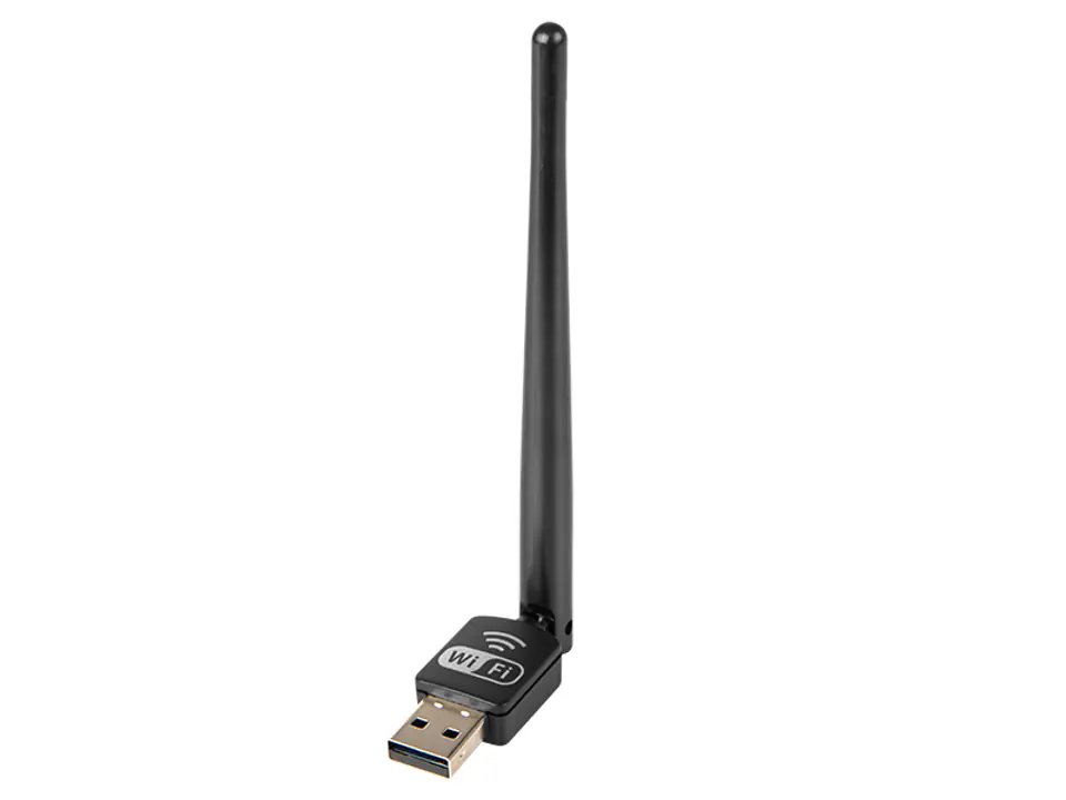 ⁨86-051# Karta sieciowa wifi usb 150mbps + antena⁩ w sklepie Wasserman.eu