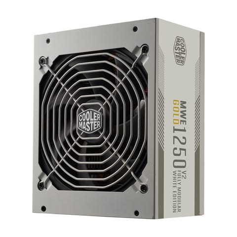 ⁨COOLER MASTER ZASILACZ MWE Gold V2, FM 1250W ATX3.0 A/EU-White⁩ w sklepie Wasserman.eu