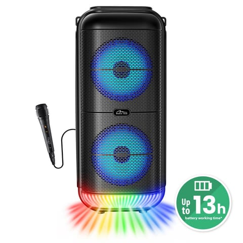 ⁨MEDIA-TECH PRZENOŚNY GŁOŚNIK BLUETOOTH 5.3 BT POWER AUDIO DISCO⁩ w sklepie Wasserman.eu