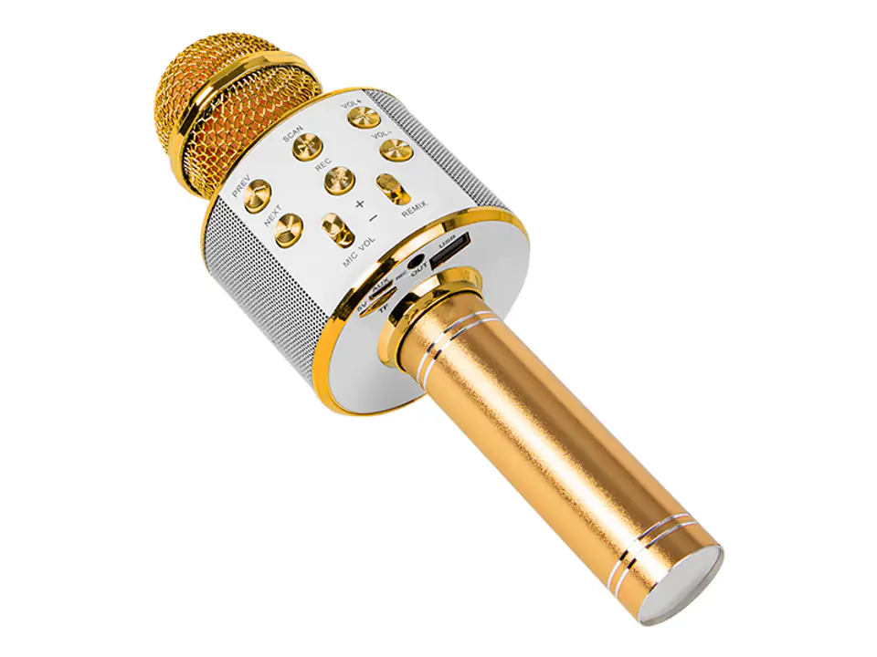 ⁨Microphone PRM402 BLOW gold karaoke (1PH)⁩ at Wasserman.eu