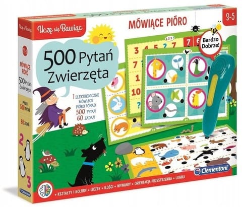 Gra Mówiące pióro 500 Pytań Zwierzęta w sklepie Wasserman.eu