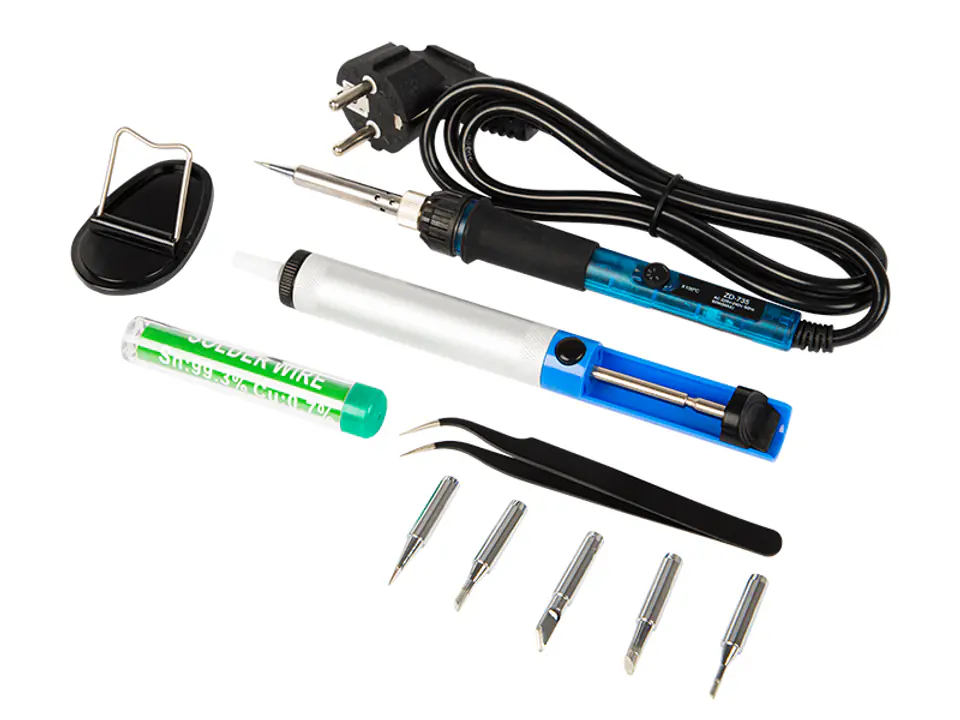 ⁨Soldering iron ZD-735B 60W (set)⁩ at Wasserman.eu