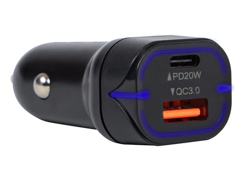 ⁨75-778# Ładowarka samochodowa gn.usb+usb-c 38w g38b⁩ w sklepie Wasserman.eu