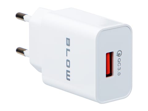 ⁨Ładowarka sieciowa Blow gniazdo USB QC3.0⁩ w sklepie Wasserman.eu