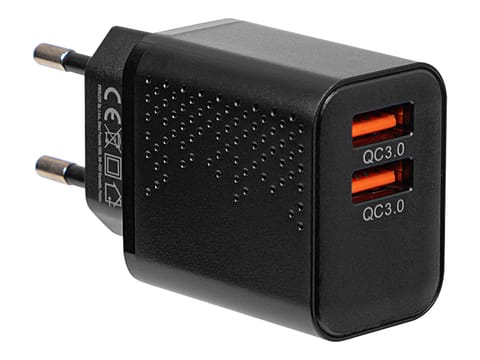 ⁨Ładowarka sieciowa Blow Dwa gniazda USB QC 36W⁩ w sklepie Wasserman.eu