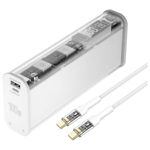 ⁨4smarts Powerbank Lucid Block 20000mAh   100W biały/white 540266⁩ w sklepie Wasserman.eu