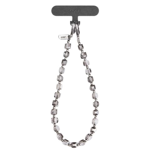 ⁨UNIQ Coehl Candy Gem Handstrap            uniwersalny sznurek do telefonu na rękę srebrny/silver sparkling⁩ w sklepie Wasserman.eu