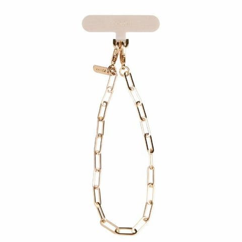 ⁨UNIQ Coehl GoldiLocks Handstrap           uniwersalny sznurek do telefonu na rękę złoty/champagne gold⁩ w sklepie Wasserman.eu