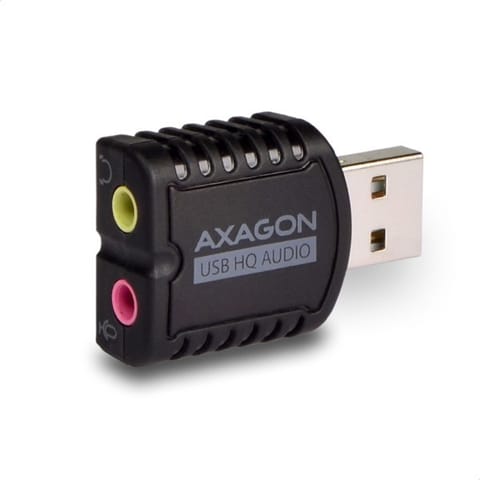 ⁨AXAGON ADA-17, USB 2.0 external sound card 24b⁩ at Wasserman.eu