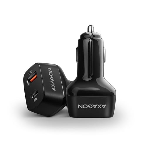 ⁨AXAGON PWC-PQ38 38W car charger 2x port USB-A+C⁩ at Wasserman.eu