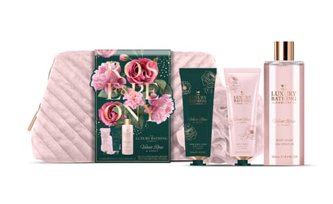 ⁨THE LUXURY BATHING COMPANY Zestaw prezentowy Velvet Rose & Peony - Weekend Escape 1op.⁩ w sklepie Wasserman.eu