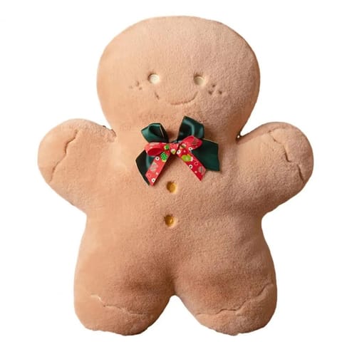 ⁨ECARLA Poduszka welurowa Piernikowy ludzik PDS14⁩ w sklepie Wasserman.eu