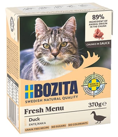 ⁨Bozita z Kaczką kawałki w sosie kartonik 370g⁩ w sklepie Wasserman.eu