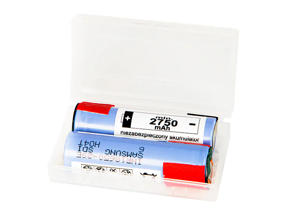 Akumulator 18650 li-ion 2750 blaszki 2sz w sklepie Wasserman.eu