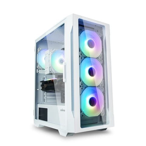 ⁨PC case I3 Neo TG White Mid Tower RGB fan x4, white⁩ at Wasserman.eu