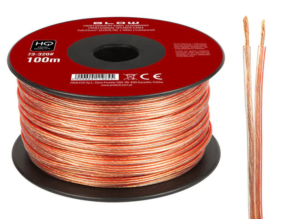 73-320# Przew.głośn.2x0,22mm przezroczysty w sklepie Wasserman.eu