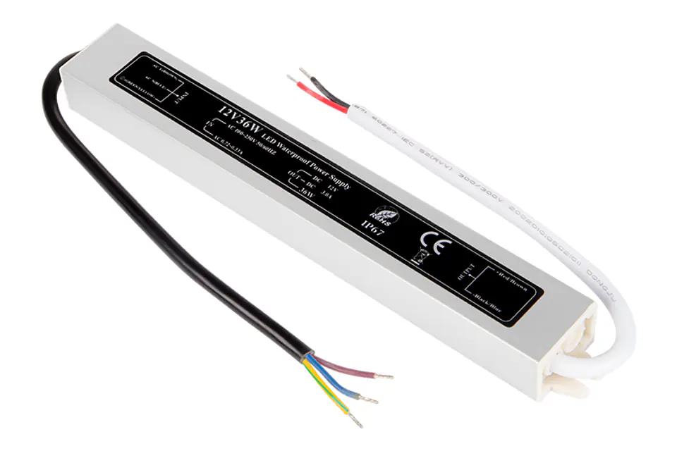 Power supply for LED systems 12V/ 3A 36W at Wasserman.eu