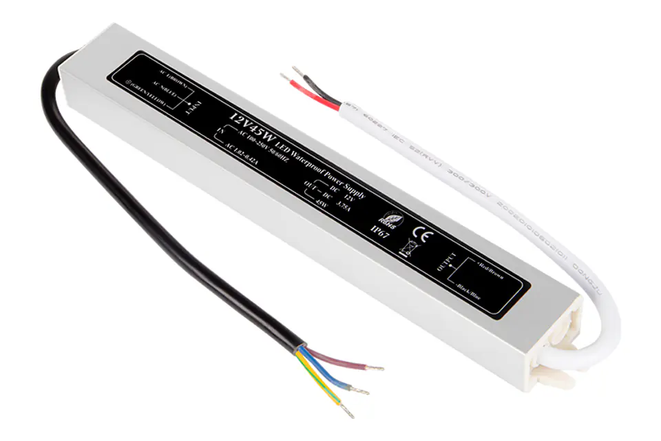 Power supply for LED systems 12V/ 3,75A 45W at Wasserman.eu
