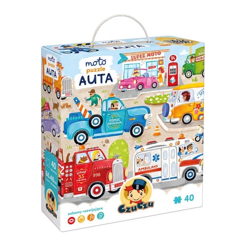 Puzzle 40 elementów Moto puzzle Auta w sklepie Wasserman.eu