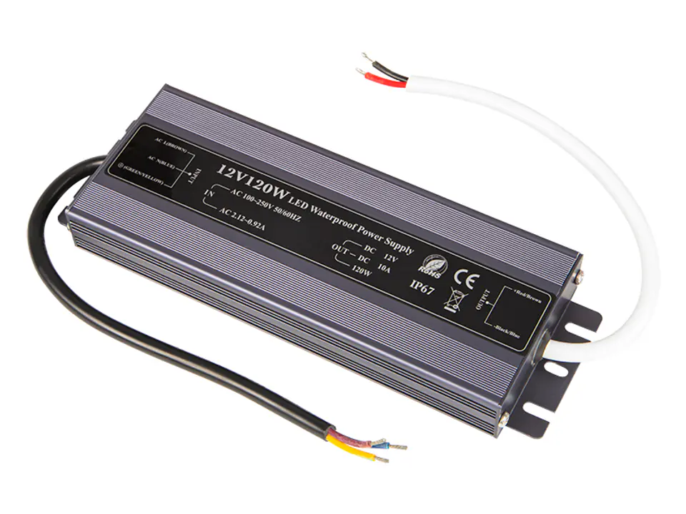 Power supply for LED systems 12V/10A 120W at Wasserman.eu