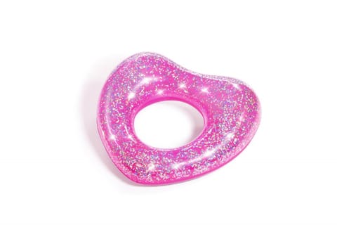 ⁨Swimming ring with glitter Heart 91cm⁩ at Wasserman.eu