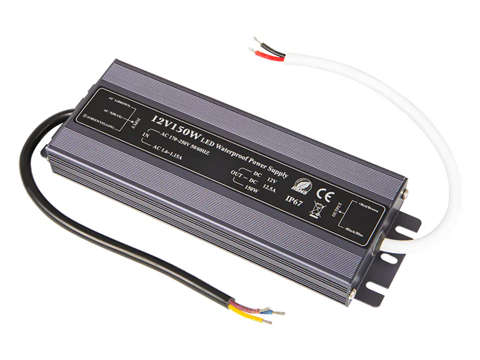 Power supply for LED systems 12V/12,5A 150W at Wasserman.eu