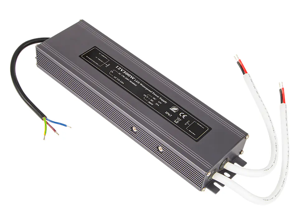 ⁨Power supply for LED systems 12V/25A 300W⁩ at Wasserman.eu