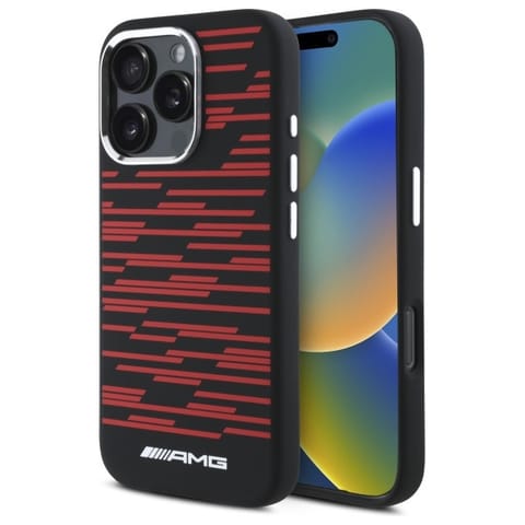 ⁨AMG AMHMP16X24SSRRK iPhone 16 Pro Max     6.9" czarny/black hardcase Silicone Graphics MagSafe⁩ w sklepie Wasserman.eu