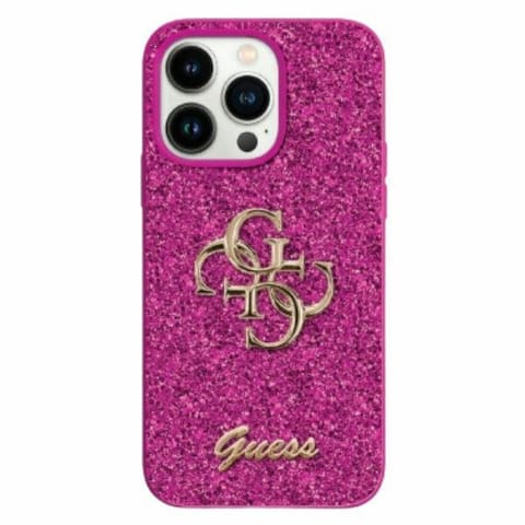 ⁨Guess GUHCP16SHG4SGU iPhone 16 6.1"       fioletowy/lpurple hardcase Fixed Glitter Big 4G⁩ w sklepie Wasserman.eu