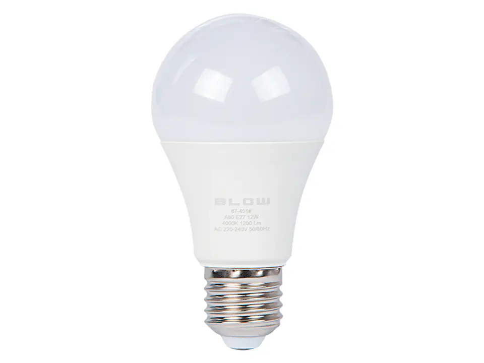 ⁨Żarówka LED  E27 12W A60 230V b.neutral.⁩ w sklepie Wasserman.eu