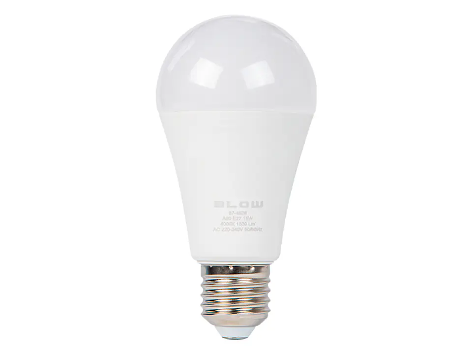 ⁨87-402# LED bulb e27 15w a60 230v b.neutral.⁩ at Wasserman.eu