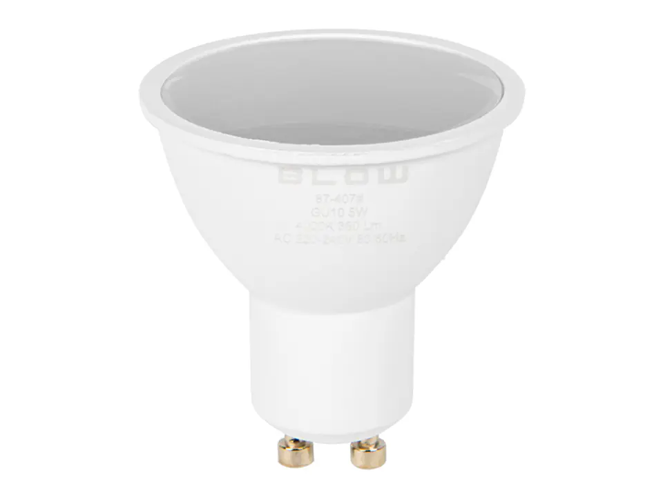 ⁨87-407# Żarówka led  gu10 5w 230v b.neutralna⁩ w sklepie Wasserman.eu