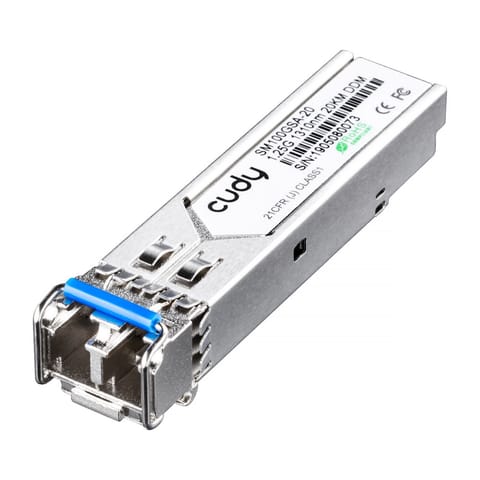 ⁨Moduł SFP SM100GSA-20 SM 1310nm 20km⁩ w sklepie Wasserman.eu