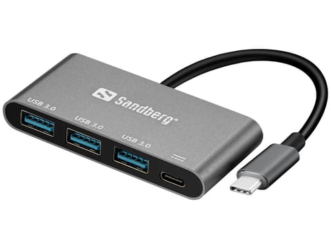 ⁨Sandberg USB-C to 3xUSB 3.0 Hub + PD⁩ w sklepie Wasserman.eu