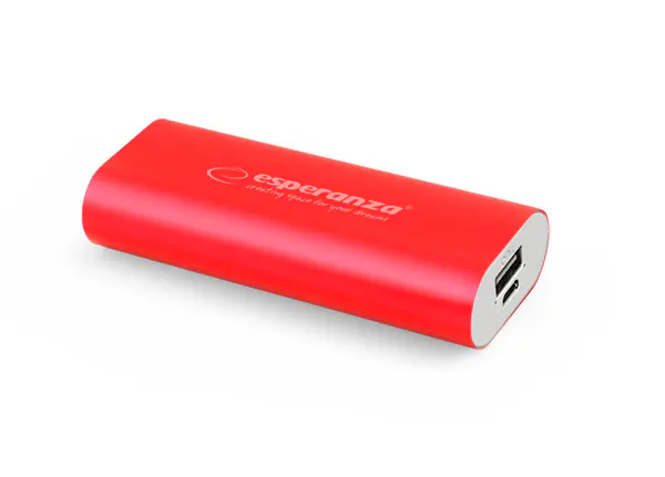 POWER BANK HADRON 4400mAh RED at Wasserman.eu