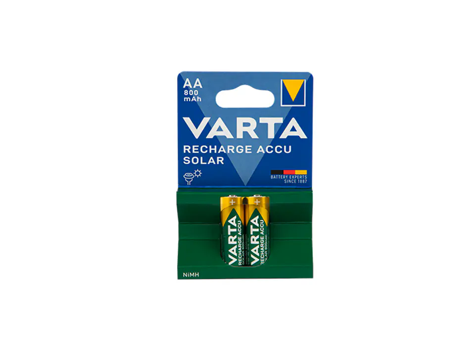 ⁨Rechargeable battery VARTA AA NiMH 800mAh SOLAR⁩ at Wasserman.eu