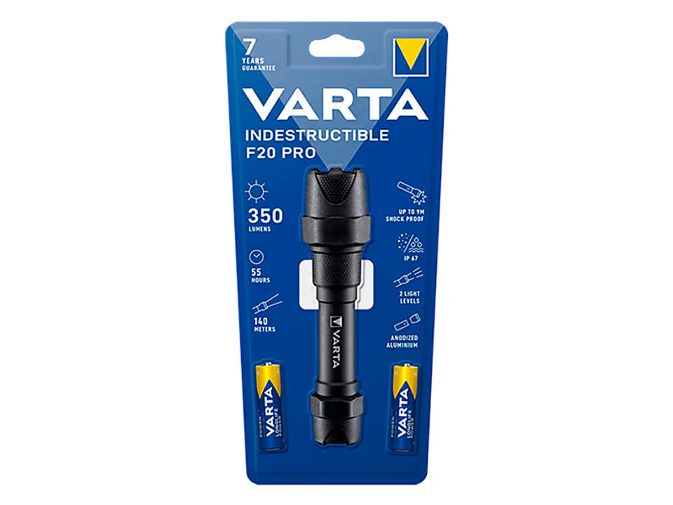 ⁨Flashlight INDESTRUCTIBLE F20 PRO VARTA⁩ at Wasserman.eu