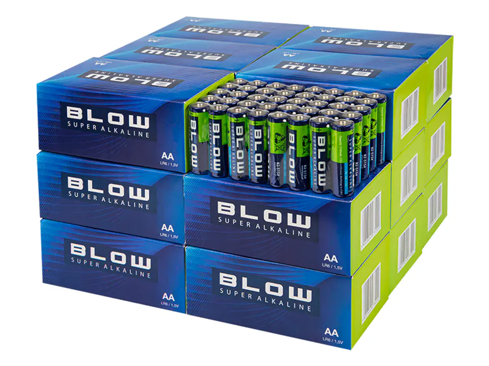 ⁨Blow SUPER ALKALINE AA LR6 battery⁩ at Wasserman.eu