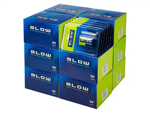 ⁨Bateria  BLOW SUPER ALKALINE 9V 6LR61 bl (1PH)⁩ w sklepie Wasserman.eu