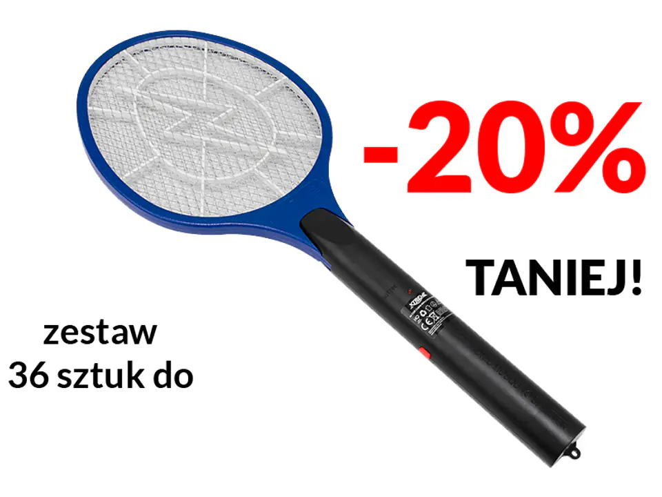 44-137# Łapka elektryczna na owady nieb. 36szt w sklepie Wasserman.eu