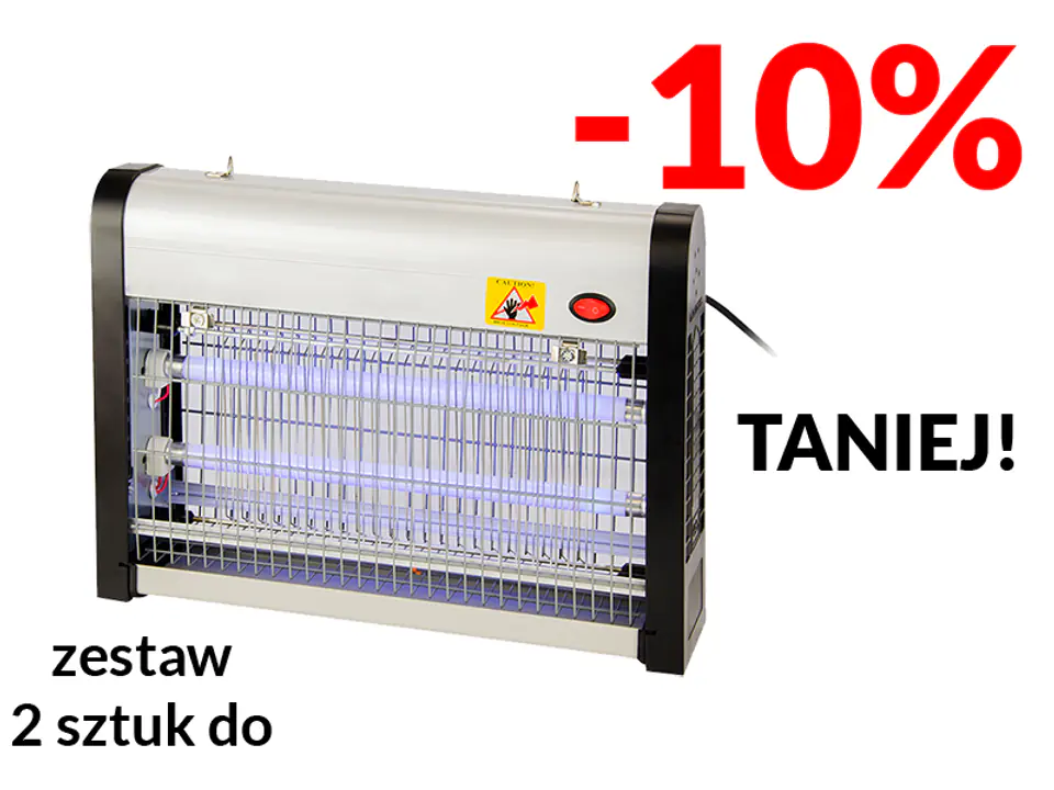 44-138# Lampa owadobójcza 16w 2szt w sklepie Wasserman.eu