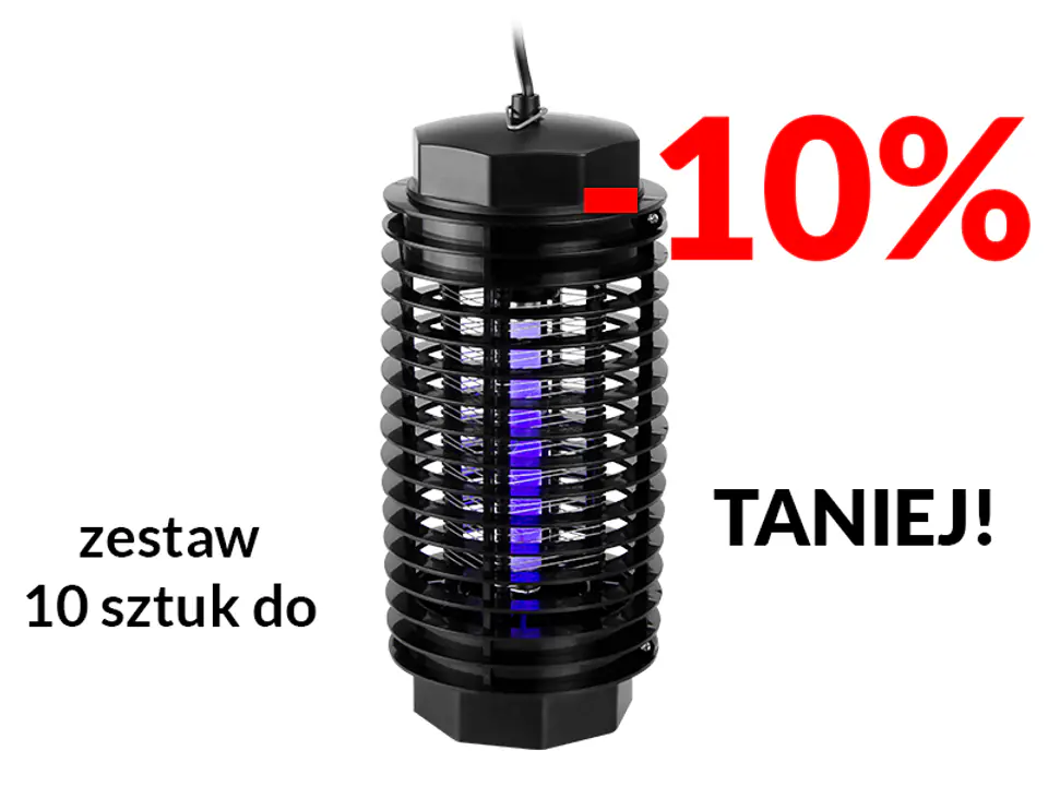44-139# Lampa owadobójcza 4w 10szt w sklepie Wasserman.eu