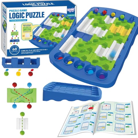 ⁨WOOPIE IQ Gra Logiczna Strategiczna Trening Mózgu "Labirynt Logiczny"⁩ w sklepie Wasserman.eu