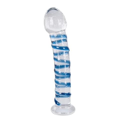 Dildo glass Arts Clair Bleu 18 cm at Wasserman.eu