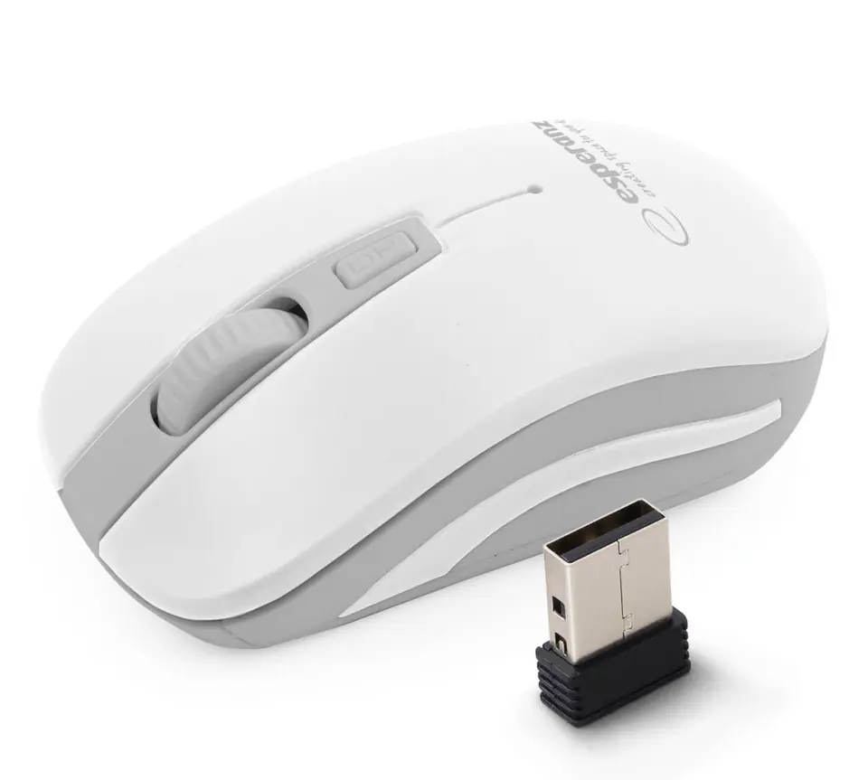 ⁨EM126EW Esperanza mouse without 2.4ghz 4d opt usb uranus white/grey⁩ at Wasserman.eu