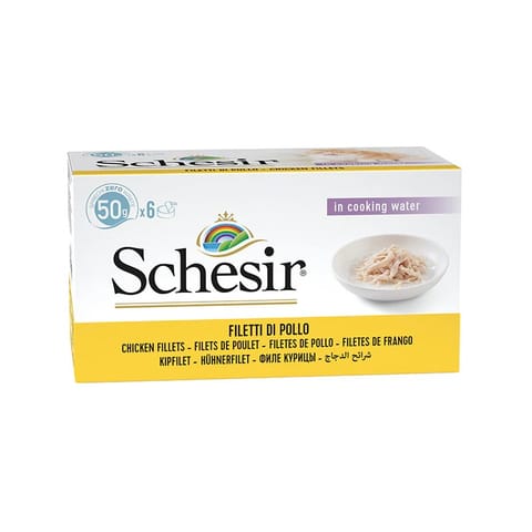 ⁨SCHESIR M-Pack Filety z kurczaka NAT.STYLE 6x50g⁩ w sklepie Wasserman.eu