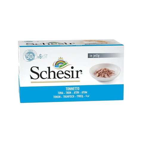 ⁨SCHESIR Tuna in jelly - wet cat food - 6x50g⁩ at Wasserman.eu