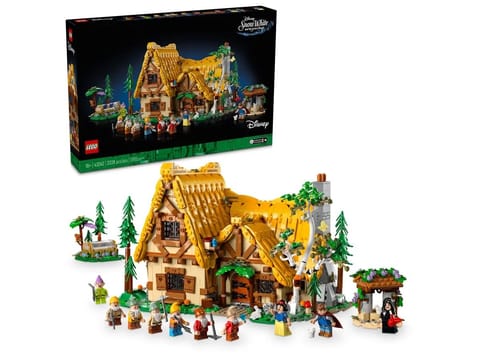 ⁨LEGO 43242 Disney Chatka Królewny Śnieżki i siedmiu krasnoludków⁩ w sklepie Wasserman.eu