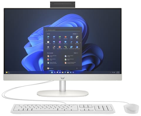 ⁨HP ProOne 240 G10 AIO i5-1335U 23,8"FHD 8GB DDR4 3200 SSD512 Intel Iris Xe Graphics W11Pro 3Y OnSite White⁩ w sklepie Wasserman.eu