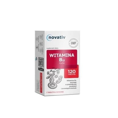 ⁨Novativ Vitamin B12 Forte 120 tablets⁩ at Wasserman.eu